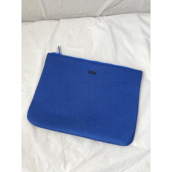 Triangl Swimwear Neoprene Swimsuit Zip Pouch in Blue - Picture 1 of 4